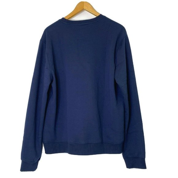 Eddie Bauer Men's size XL Long Sleeved Crew Neck Sweatshirt Navy Blue Super Soft - Picture 2 of 7